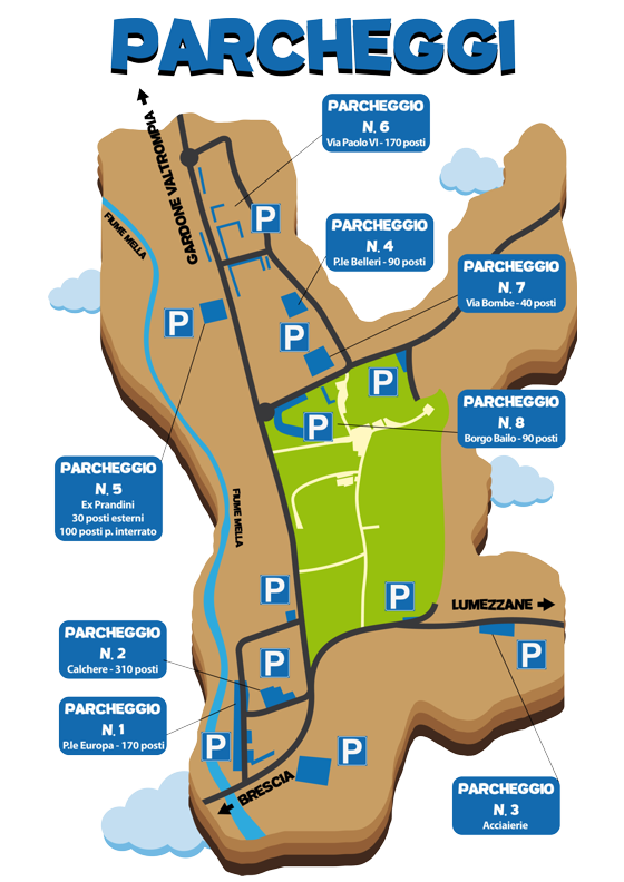 Vai alla mappa dei parcheggi